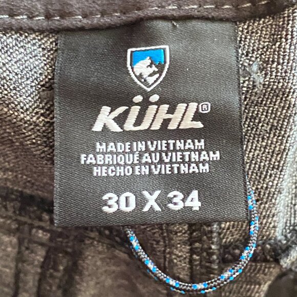 KUHL Klash Pant 30x34 Klassik Fit Abrasion Water Resistant Gotham Black Blue NWT - Picture 15 of 15